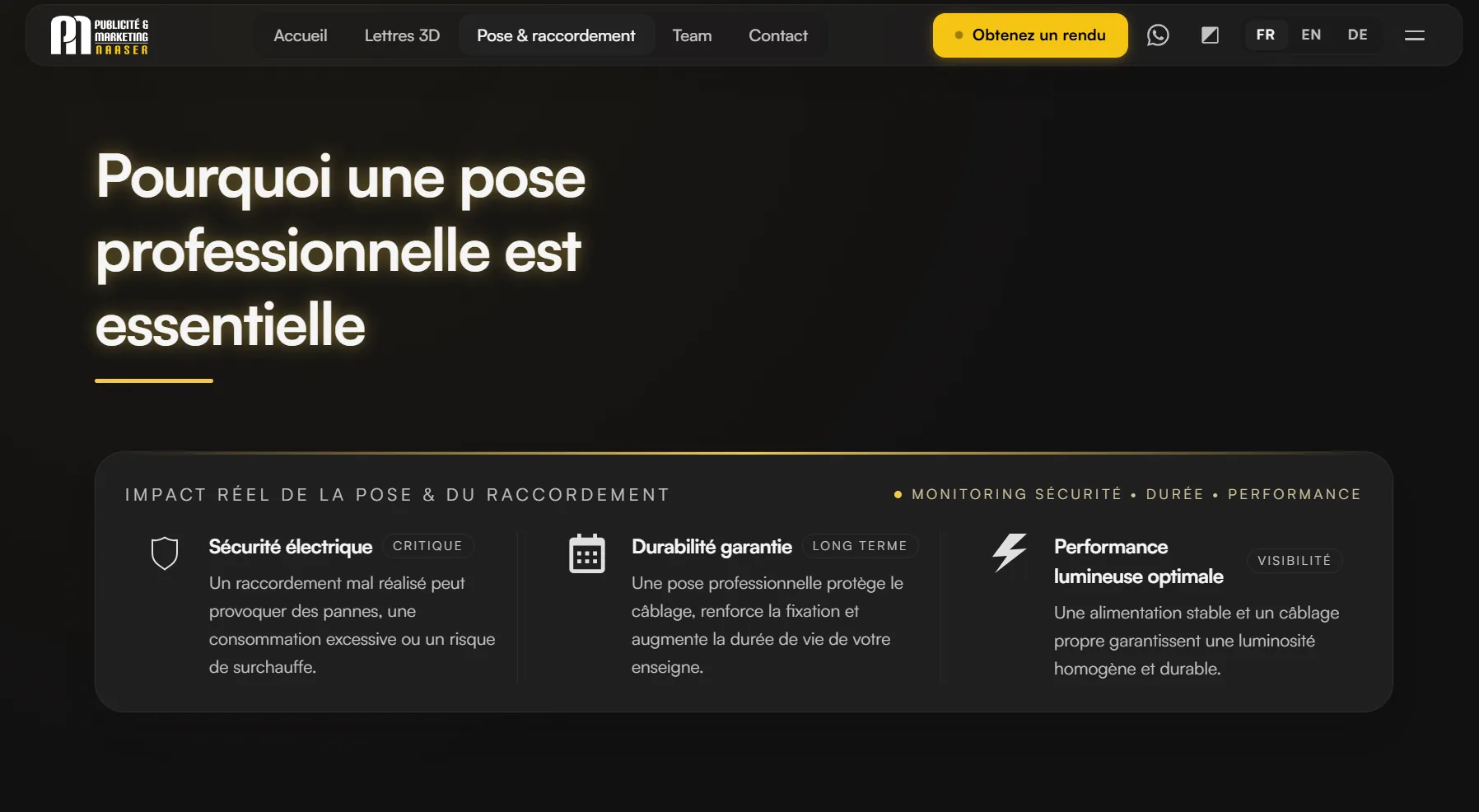 AN Publicité — formulaire de devis