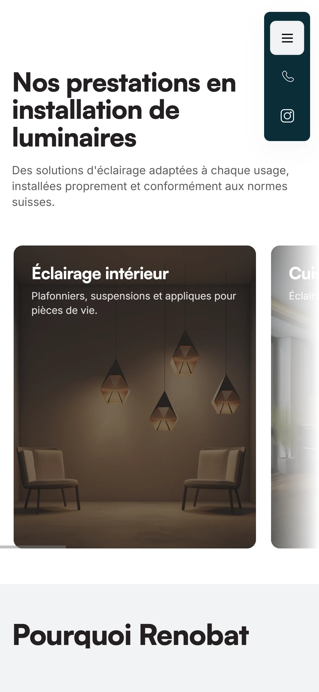 Renobat — luminaire mobile