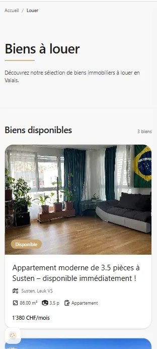 Sarimmo — annonces locatives mobile