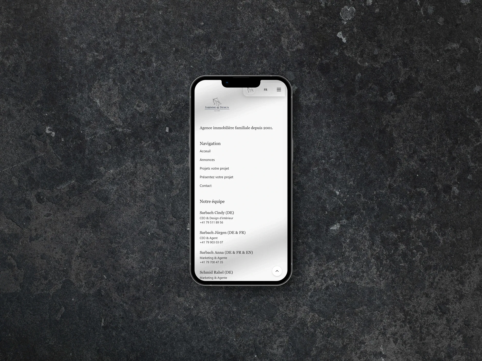 Sarimmo — estimateur mockup