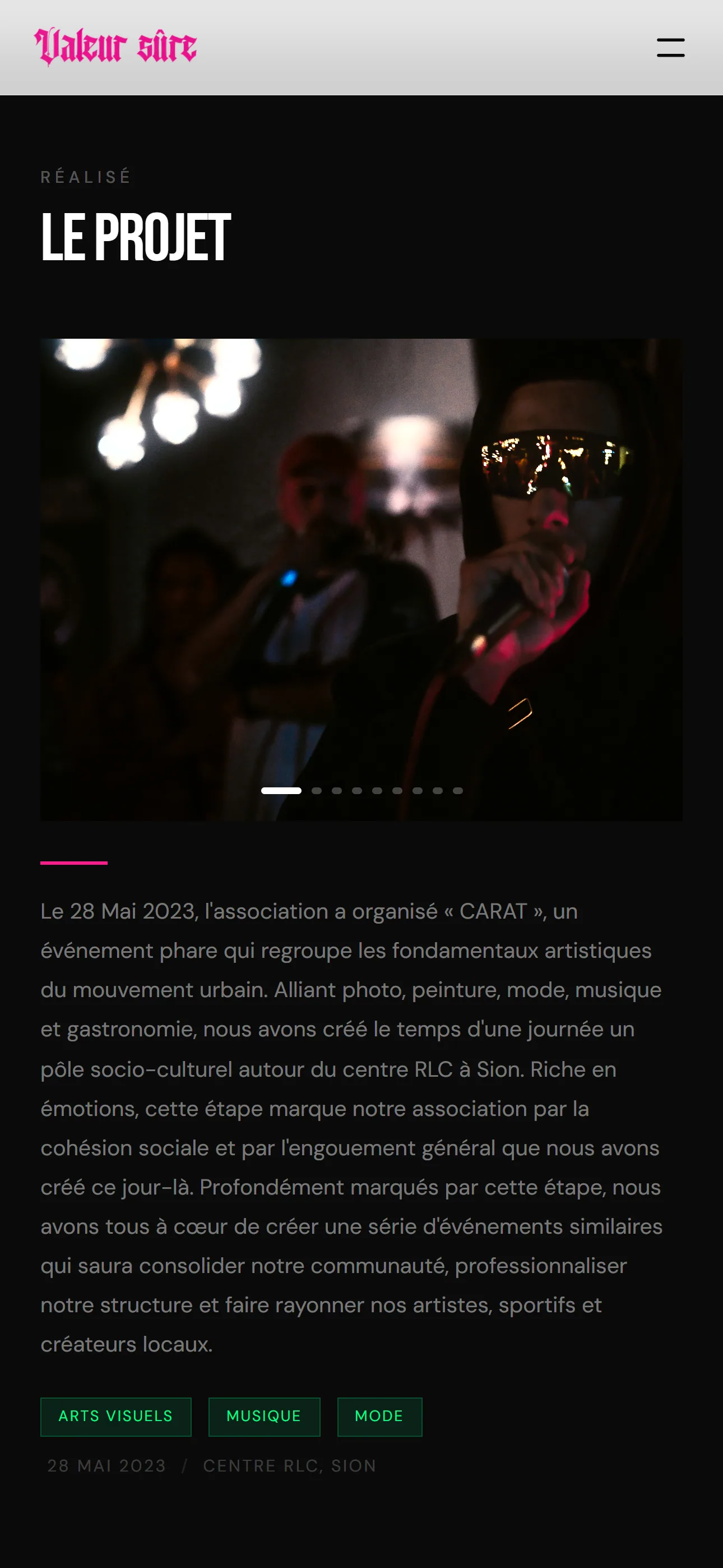 Valeur Sûre — projets mobile