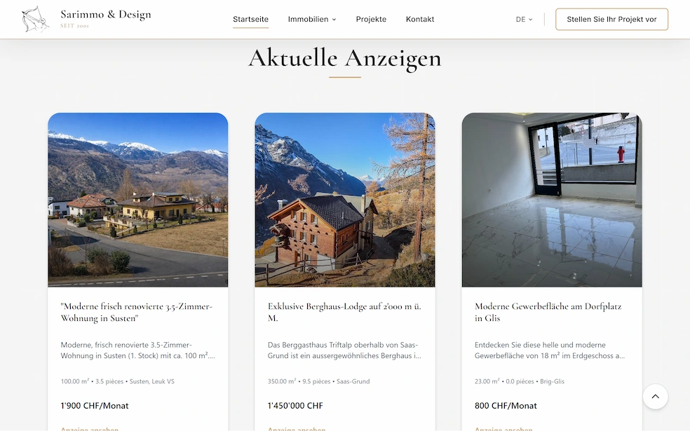 Site Sarimmo & Design